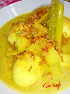 Foto resep Opor tahu telur kentang