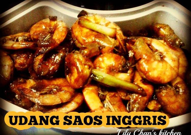 Proses Menyiapkan UDANG SAOS INGGRIS ala LC Anti Gagal