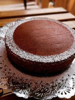 Una foto de Bizcocho de chocolate