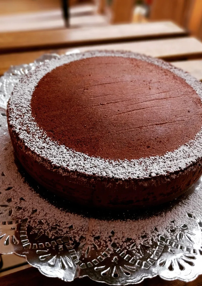 Una foto de Bizcocho de chocolate