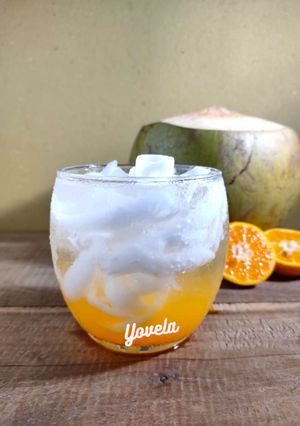 Foto resep Es Kelapa Muda Jeruk Peras
