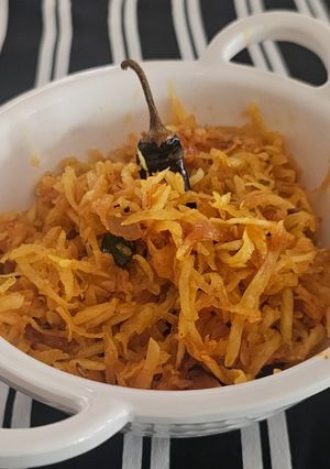 कच्चा पपीता सब्जी रेसिपी मुख्य फोटो