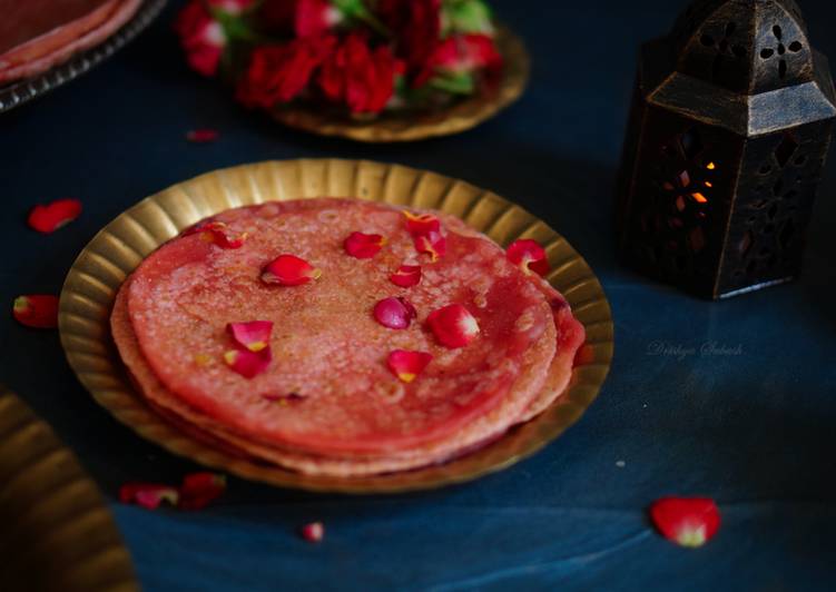 Step-by-Step Guide to Prepare Favorite Gulabi Boli [ Rose puran poli]