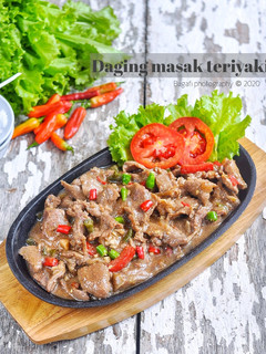 Foto resep Daging masak teriyaki