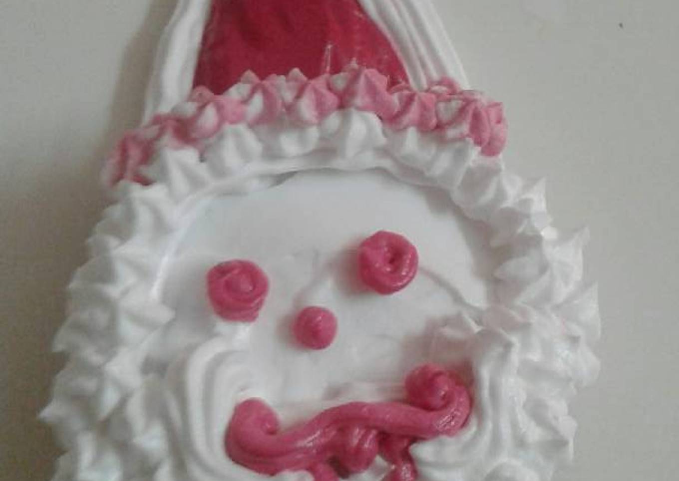 Chocolaty santa cookies for kids