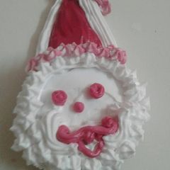 Chocolaty santa cookies for kids A picture of Chocolaty santa cookies for kids.