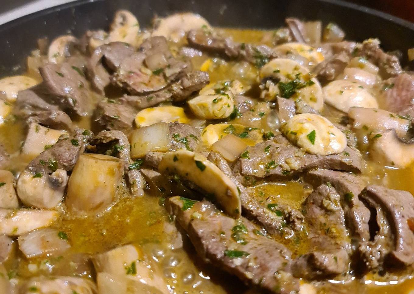 Carajacas, al estilo compadre. (Hígado de ternera)