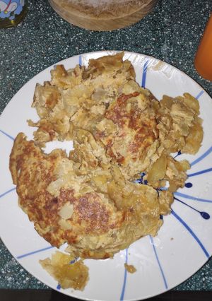 Una foto de Tortilla con pimentón