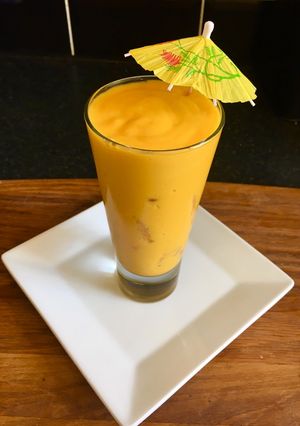 A picture of Yoghurt And Mango Lassi.