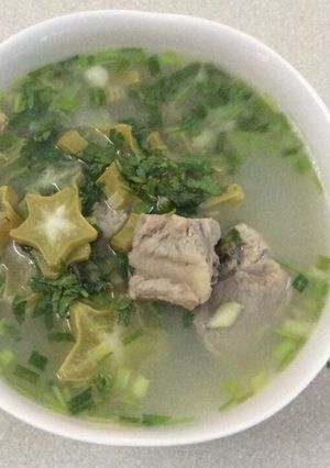 Hình của món Canh sườn non khế Ba Tri.