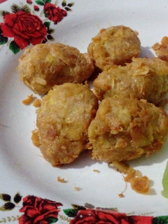 A picture of Dip fried spicy tempeh (Javanese-Indonesia style tempeh) #Asia food.