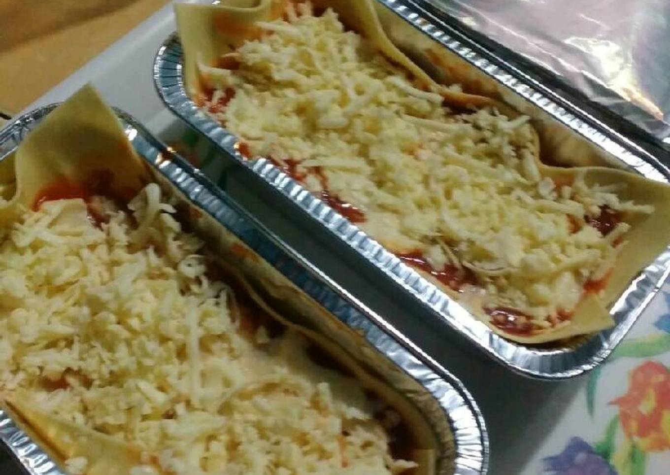 Beef lasagna