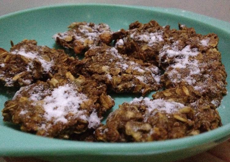 Cara Gampang Menyiapkan Baked Granola Cookies Anti Gagal