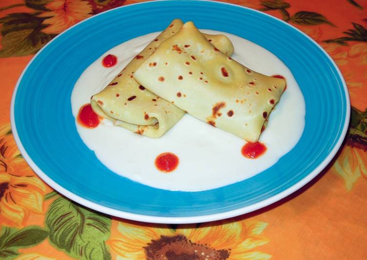 Simple Way to Make Veloce Crepes al Ragù con besciamella alla Fontina