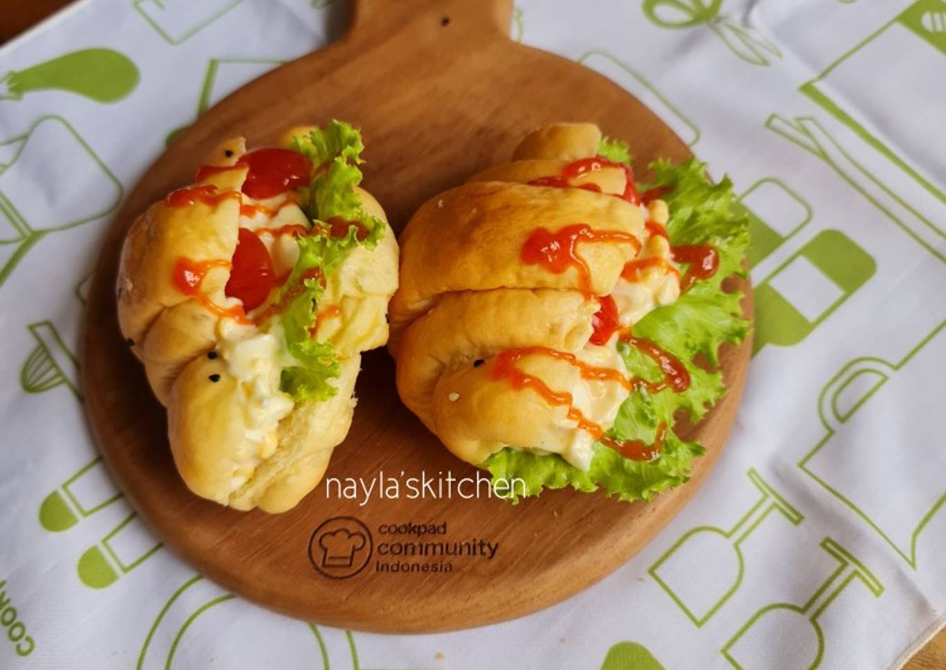 Sandwich Butter Rolls / Egg Mayo