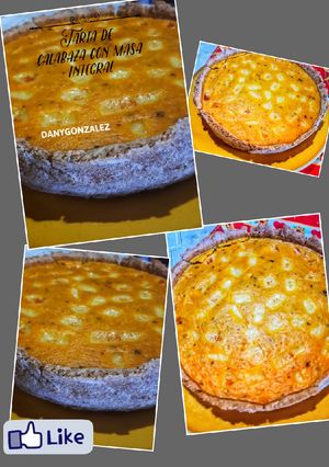 Una foto de Tarta de calabaza con masa integral