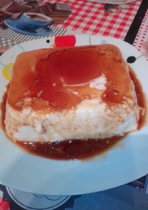 Una foto de Flan de queso crema light en MC