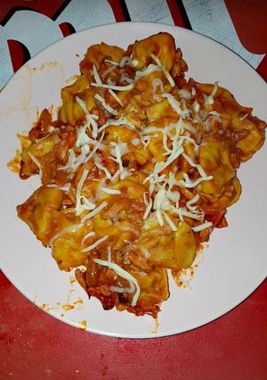 Foto principal de Tortellinis, Bacon, Cebolla, Tomate, Nata