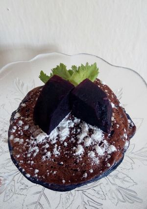 Foto resep Pancake bingu (ubi ungu) blender