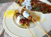 Gambar daging kebab kambing