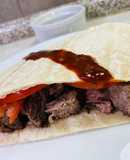Sándwich en masa de taco