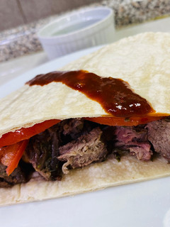 Una foto de Sándwich en masa de taco