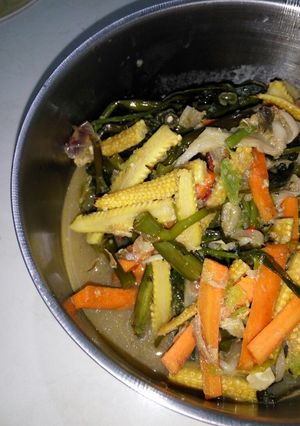 Foto resep Tumisan kangkung + sayur