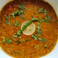 A picture of Masoor Dal Recipe/Brown Lentils Recipe.