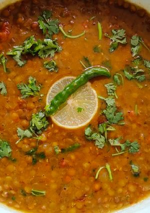 A picture of Masoor Dal Recipe/Brown Lentils Recipe.