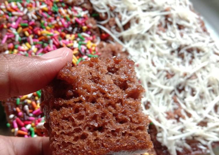 Resep Brownis kukus ekonomis bersarang Anti Gagal