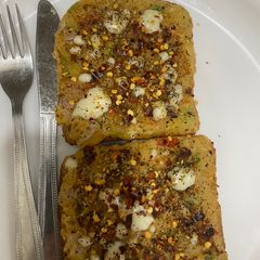 A picture of Bread pizza.