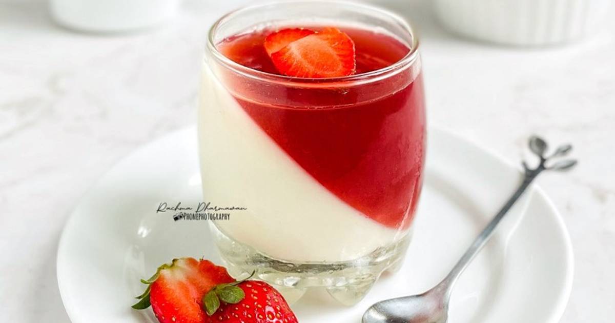 Resep Puding Susu Strawberry Oleh Rachma Cookpad 9328