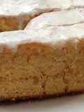 Budín cuatro cuartos de vainilla con glaseado