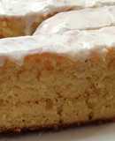 Budín cuatro cuartos de vainilla con glaseado