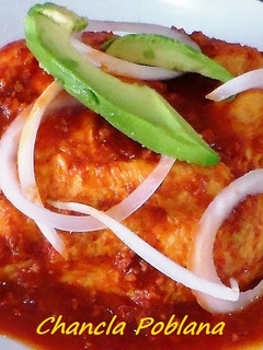 Una foto de CHANCLAS POBLANAS comida mexicana