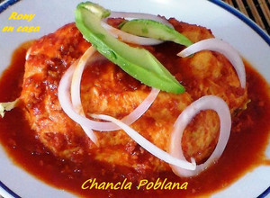 Una foto de CHANCLAS POBLANAS comida mexicana