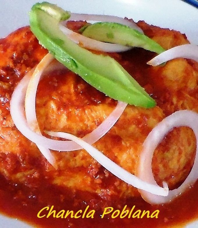 Una foto de CHANCLAS POBLANAS comida mexicana