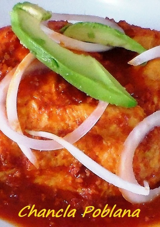 Una foto de CHANCLAS POBLANAS comida mexicana