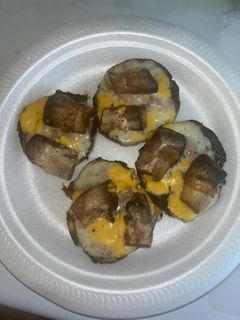 Una foto de Champiñones Rellenos