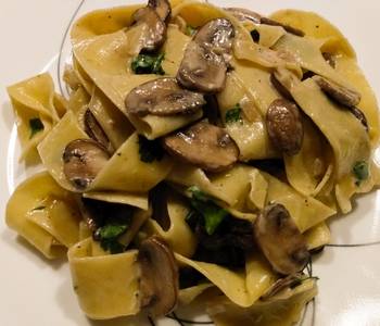 Latest Recipe Mushroom and blue cheese tagliatelle Delicious and Healthy