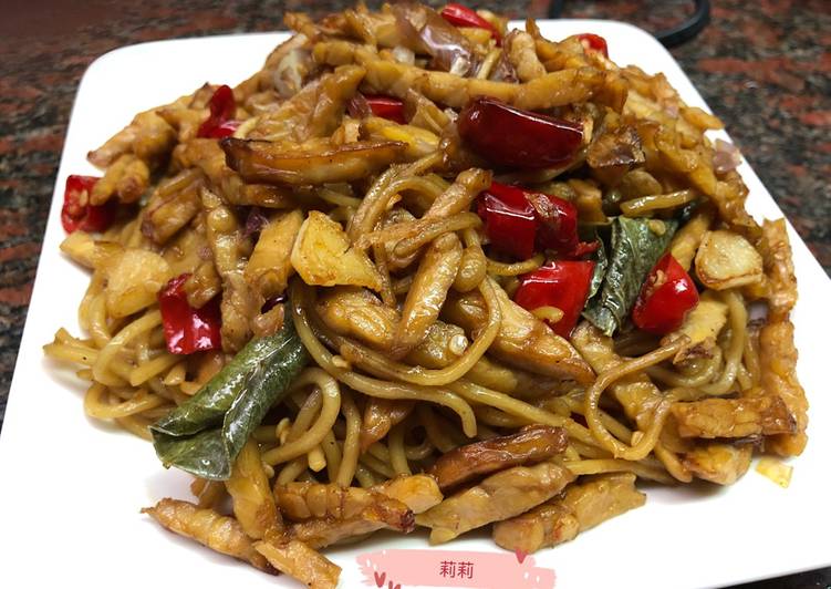 Resep: Kering tempe dan mie yang Lezat