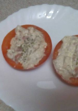 Una foto de Tomates rellenos