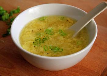 The New Way Make Recipe Easy Egg Drop Soup Delicious Perfect