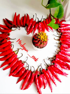 عکسی از دستور فلفل چیلی و خواص آن👌🏻😜🥰 انواع روش های خشک کردن فلفل
