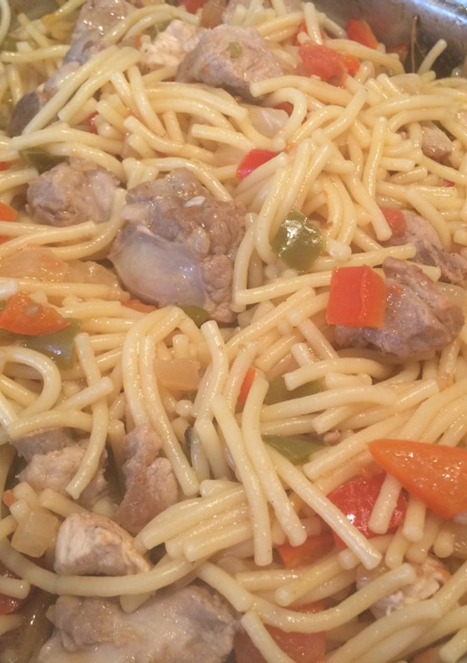 Una foto de Fideos a la cazuela