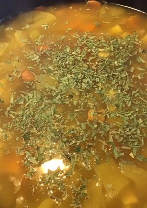 Une photo de Soupe fenouil pommes de terre patate douce et panais