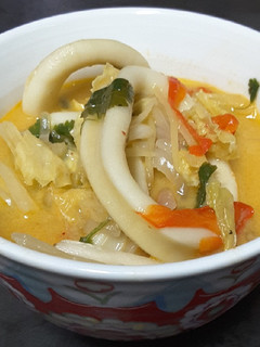 A picture of Thai Calamari and Coconut Soup.