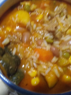 Una foto de Guiso de Mondongo y Carne. ¡Con Naranja.! #AntiFrío
