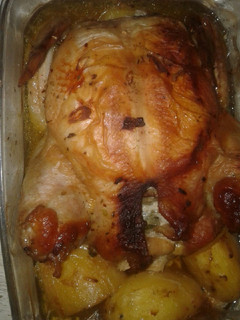 Una foto de Pollo relleno