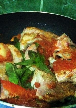 Foto resep Kakap merah saus tomat (ala diet) 😍